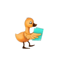 Baba Bata duck mascot